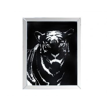 Tiger Mirrored Wall Art