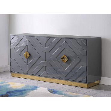 Titus Grey Lacquer Buffet