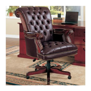 Sebastian Tufted Leather Office Chair