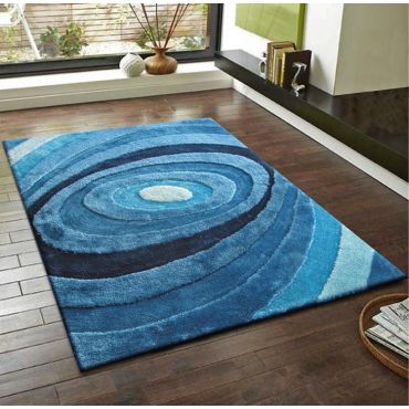 Modern Living Shag Rug 105 Blue