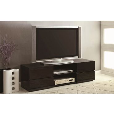 Finley Black Lacquer Finish TV Stand