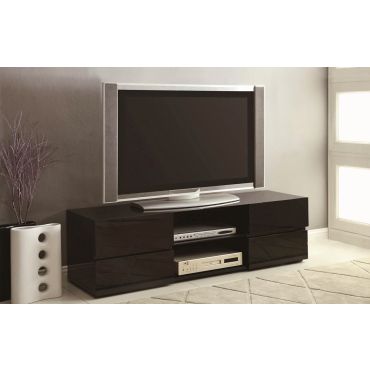 Finley Black Lacquer Finish TV Stand