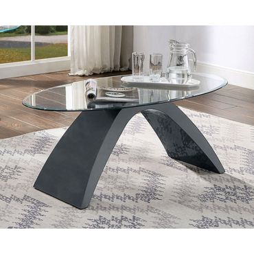 Tyra Grey Lacquer Coffee Table