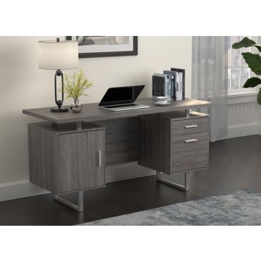 Vagan Rustic Grey Office Desk