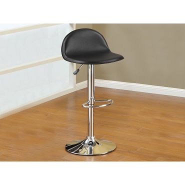 Valencia Black Leather Barstool Set of 2