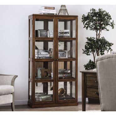 Valeria Traditional Style Curio Cabinet