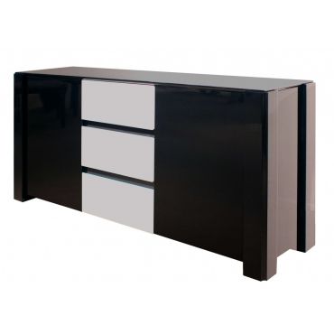 Vanguard Black Lacquer Buffet