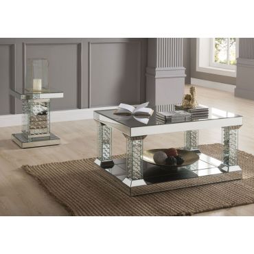 Vedlin Mirrored Coffee Table