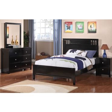 Veracity Black Finish Youth Bed