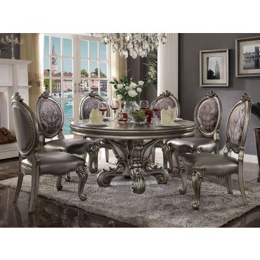 Versal Platinum Round Table Set