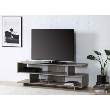 Versus TV Stand Rustic Grey Finish