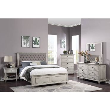 Volda Rustic Finish Bedroom Collection