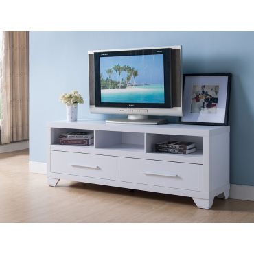 Wallis White Finish TV Stand