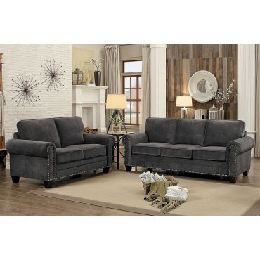 Walsh Grey Fabric Casual Sofa