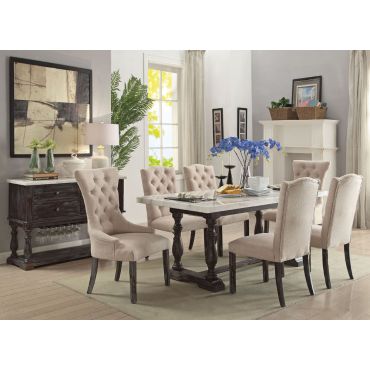 Wilma Marble Top Dining Table Set