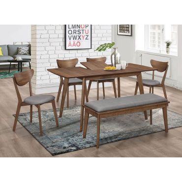 Woodmark Mid-Century Modern Dining Table Set