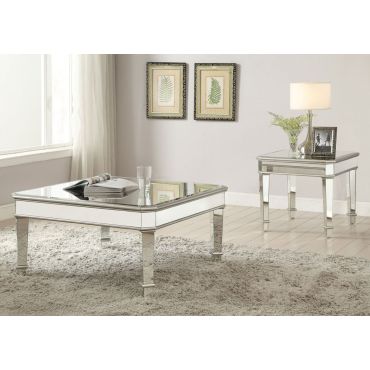 Zayden Modern Mirrored Coffee Table