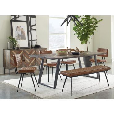 Zenith Solid Wood Dining Table Set