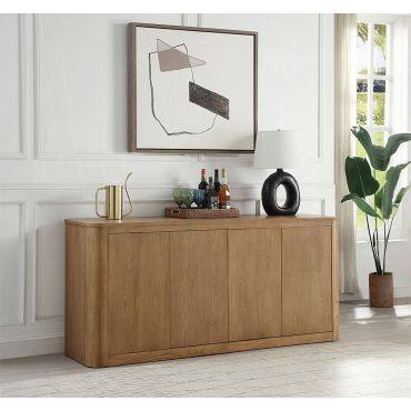 Zenith Dining Room Server Oak Finish 
