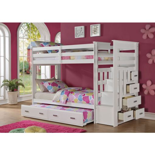 Allentown Storage Bunkbed With Trundle