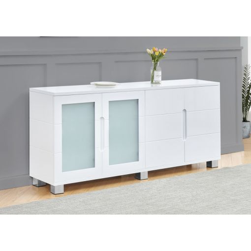 Cadigan White Lacquer Sideboard