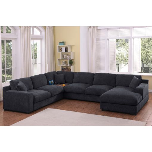 Camryn Large Sectional With Console