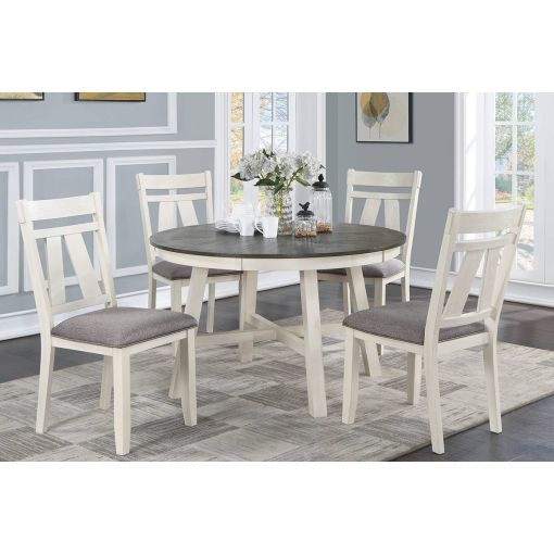 Capella 5-Piece Round Dining Table Set