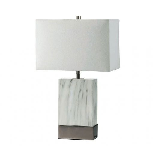 Circa Table Lamp With Silver Base