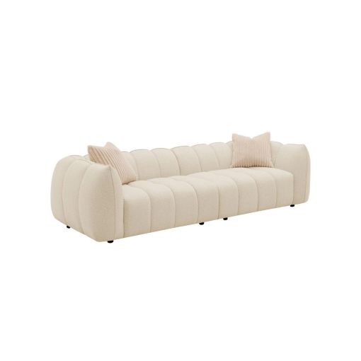 Claythorn Oversized Sofa Sand Boucle