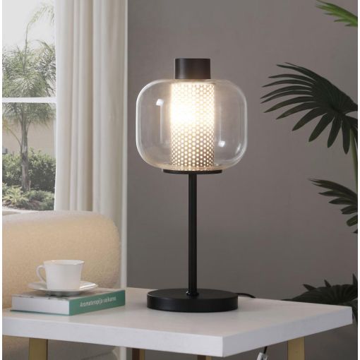 Coln Black Finish Table Lamp