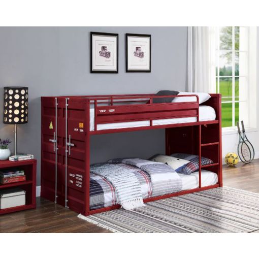 Container Red Finish Bunkbed