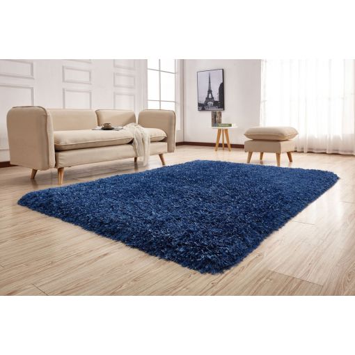 Crystal Shag Blue Area Rug