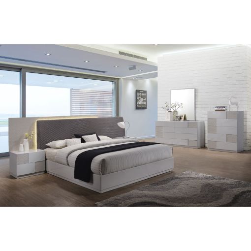 Dana Modern Bed With Lights