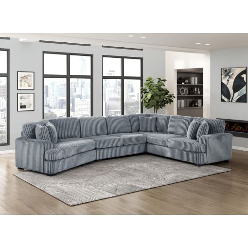 Dean Oversized Sectional With Cuddler