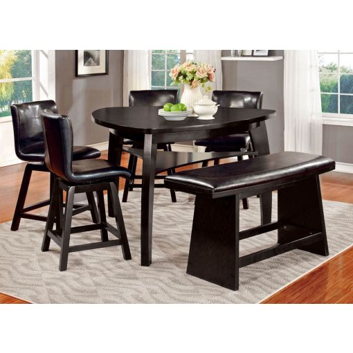 Gehry Triangular Shape Pub Table Set