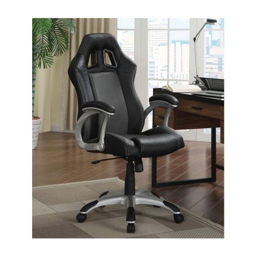 Hammer Black Leather Office Chair