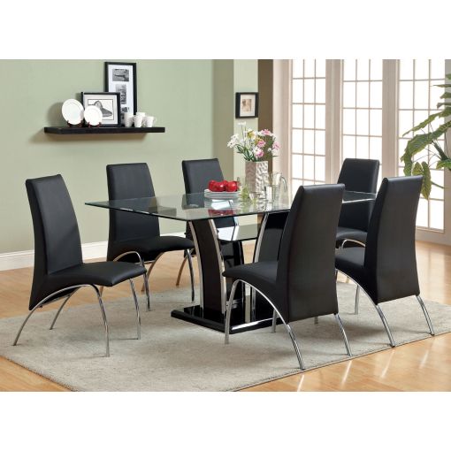 Hulo Black Modern Formal Dining Set