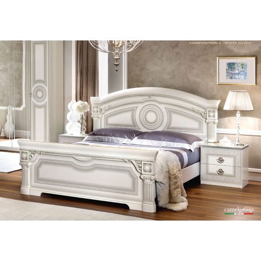 Aida White Italian Bedroom Furniture