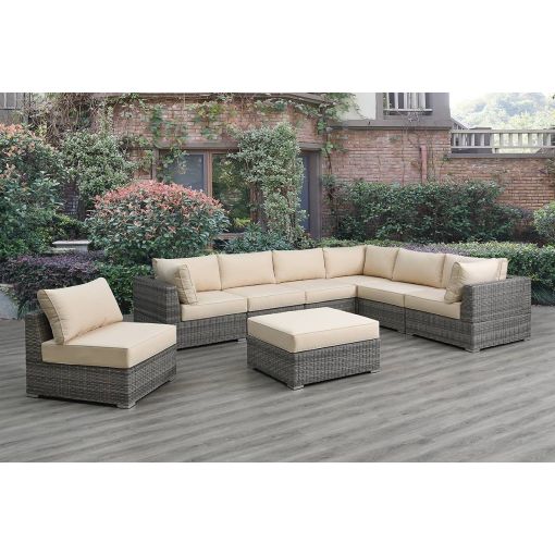 Janet 8-Piece Outdoor Modular Sectional