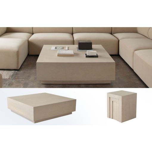 Logan Square Coffee Table Light Natural