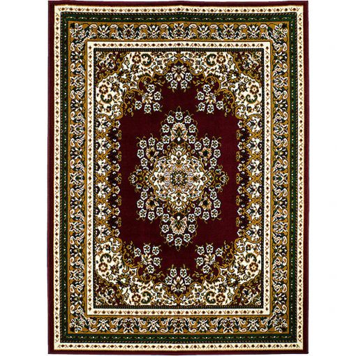 Mahi Burgundy Traditional Area Rug