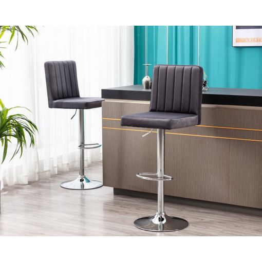 Abby Modern Barstool Set of 2