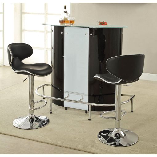 Grant Modern Black And White Bar Table