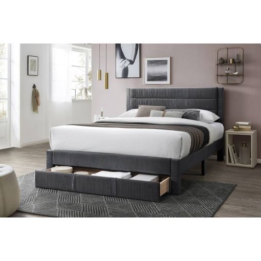 Moris Storage Bed Charcoal Corduroy
