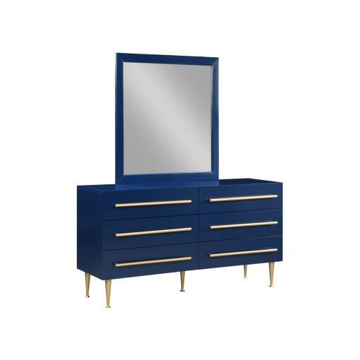 Nina Navy Blue Lacquer Dresser
