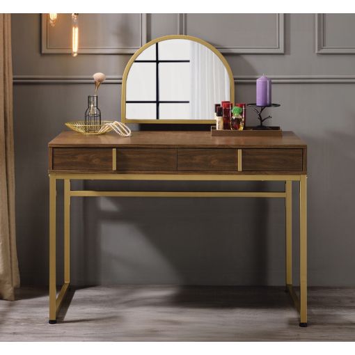 Orpha Desk Vanity With Mirror