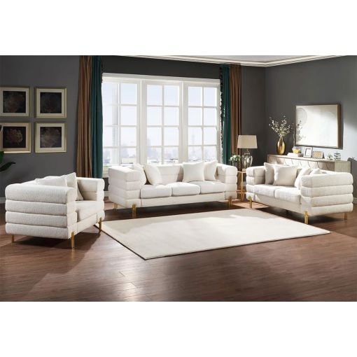 Pedro sofa set displayed in living room setting