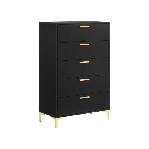 Raina Black Finish Chest