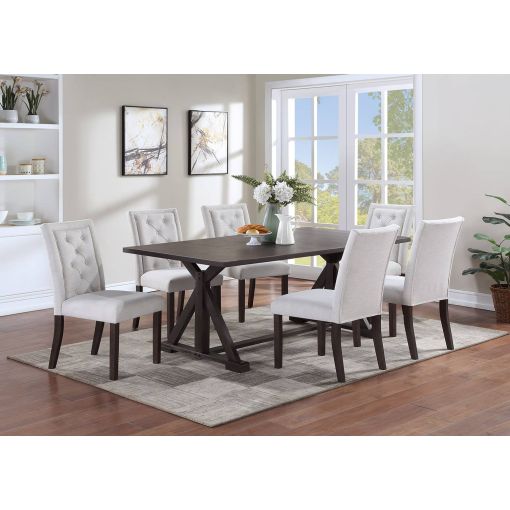 Sanford 7-Piece Dining Table Set