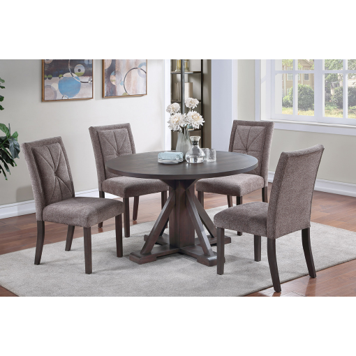 Sanford Round 5-Piece Dining Table Set